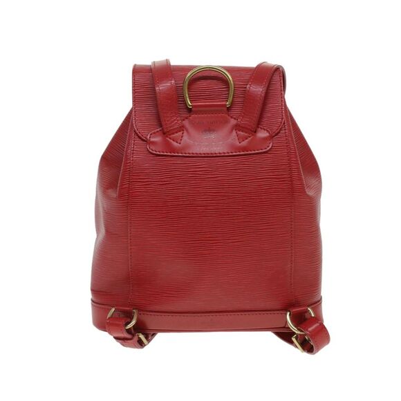 Pre Loved LOUIS VUITTON Epi Montsouris MM Backpack Monaco 700th Red LV Auth - Picture 2 of 8